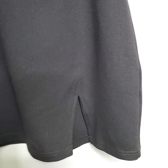 TIGER MIST Black Overall Slit Mini Dress Skirt Size Small - Picture 9 of 14